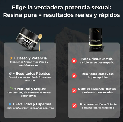 Shilajit Puro: La Resina que Despierta tu Energía