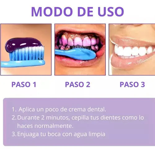 Blanqueador Dental V34 - Elimina los matices amarillos y revela un blanco brillante